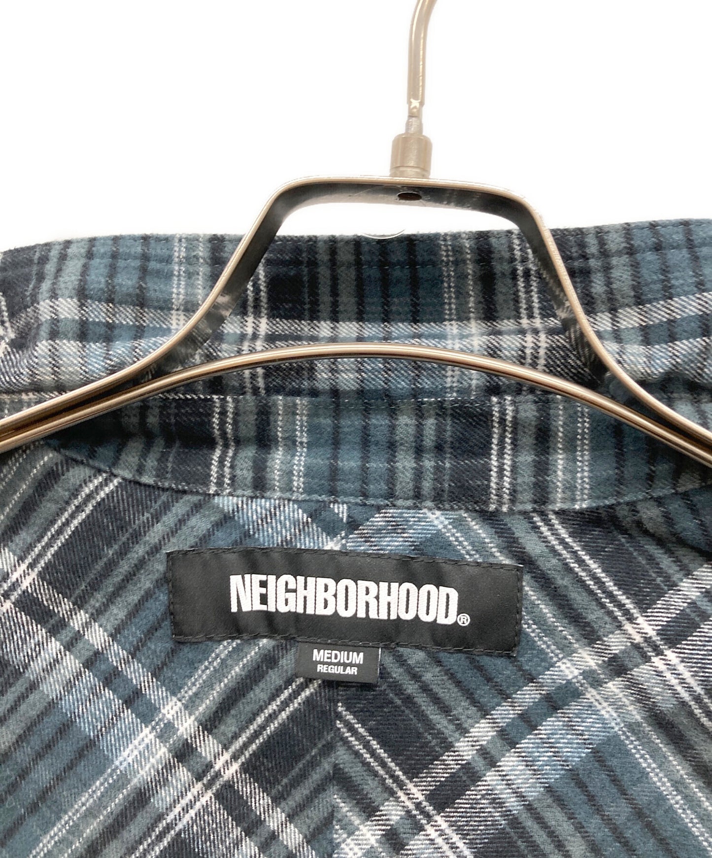 [Pre-owned] NEIGHBORHOOD CLAN TARTAN CHECK SHIRT LS 252ARNH-SHM01