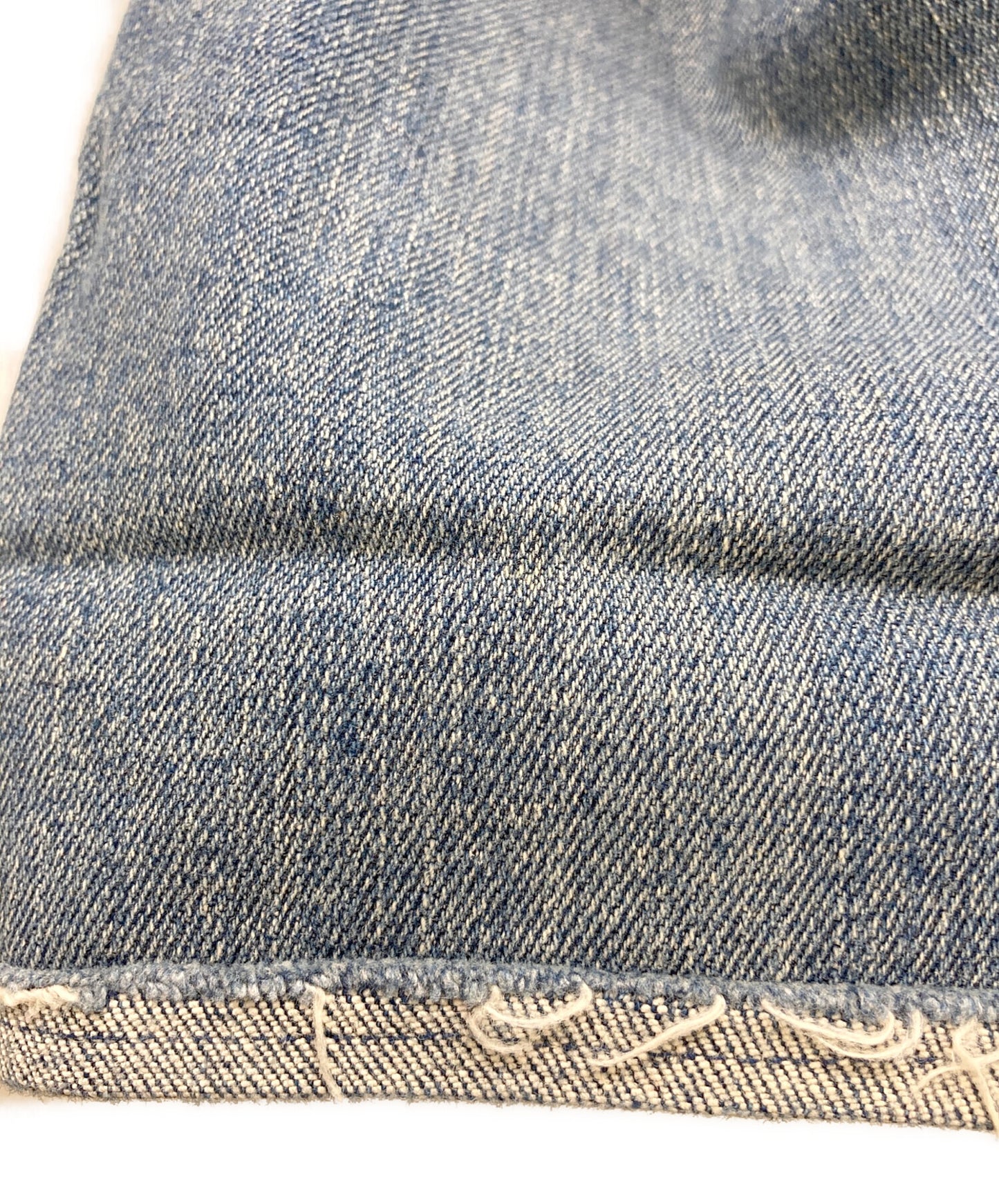 [Pre-owned] Hysteric Glamour Logo Studded Damaged Denim Pants Jeans 01191AP16