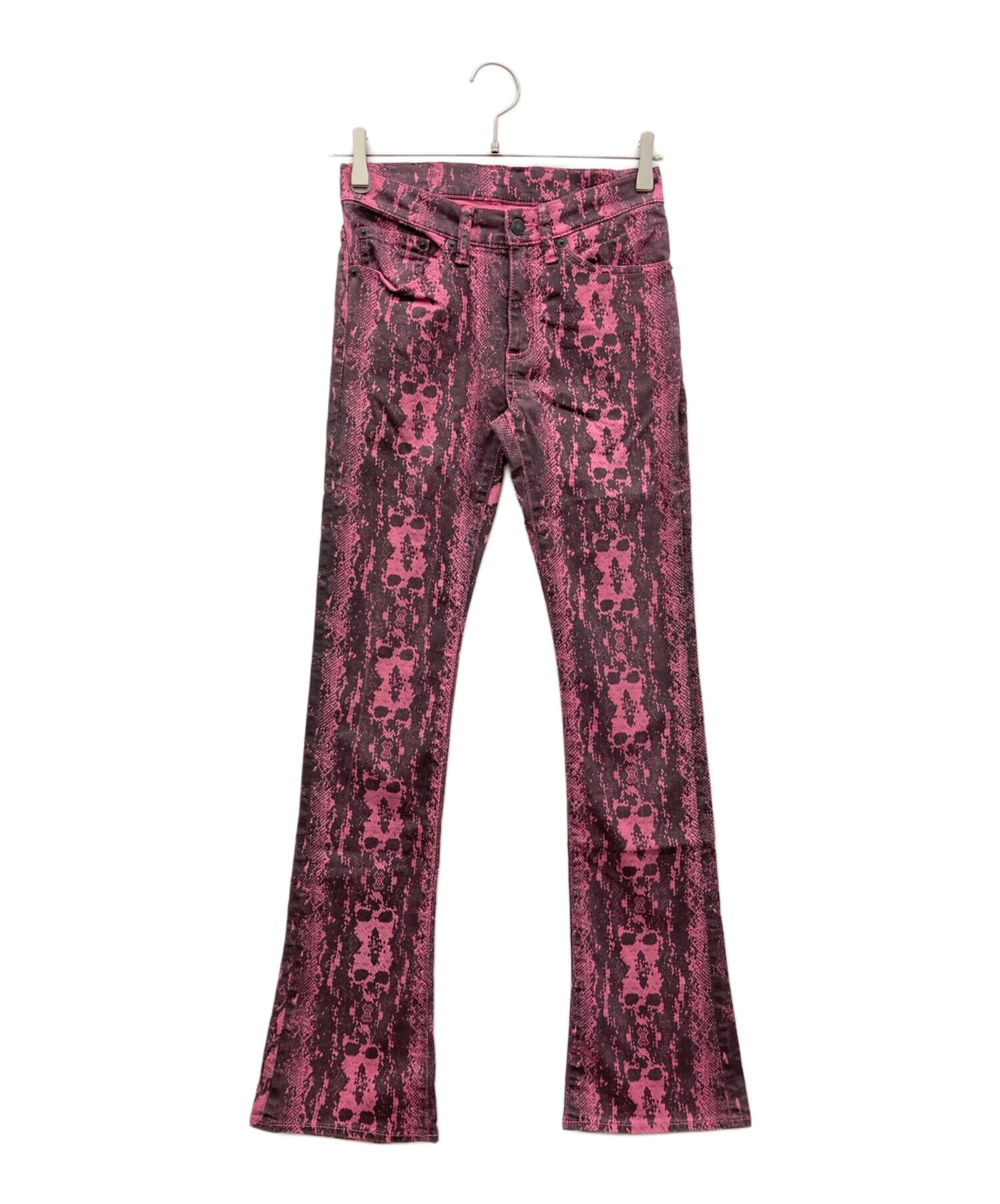[Pre-owned] Hysteric Glamour SKULLPYTHON patterned flared pants 01213AP01