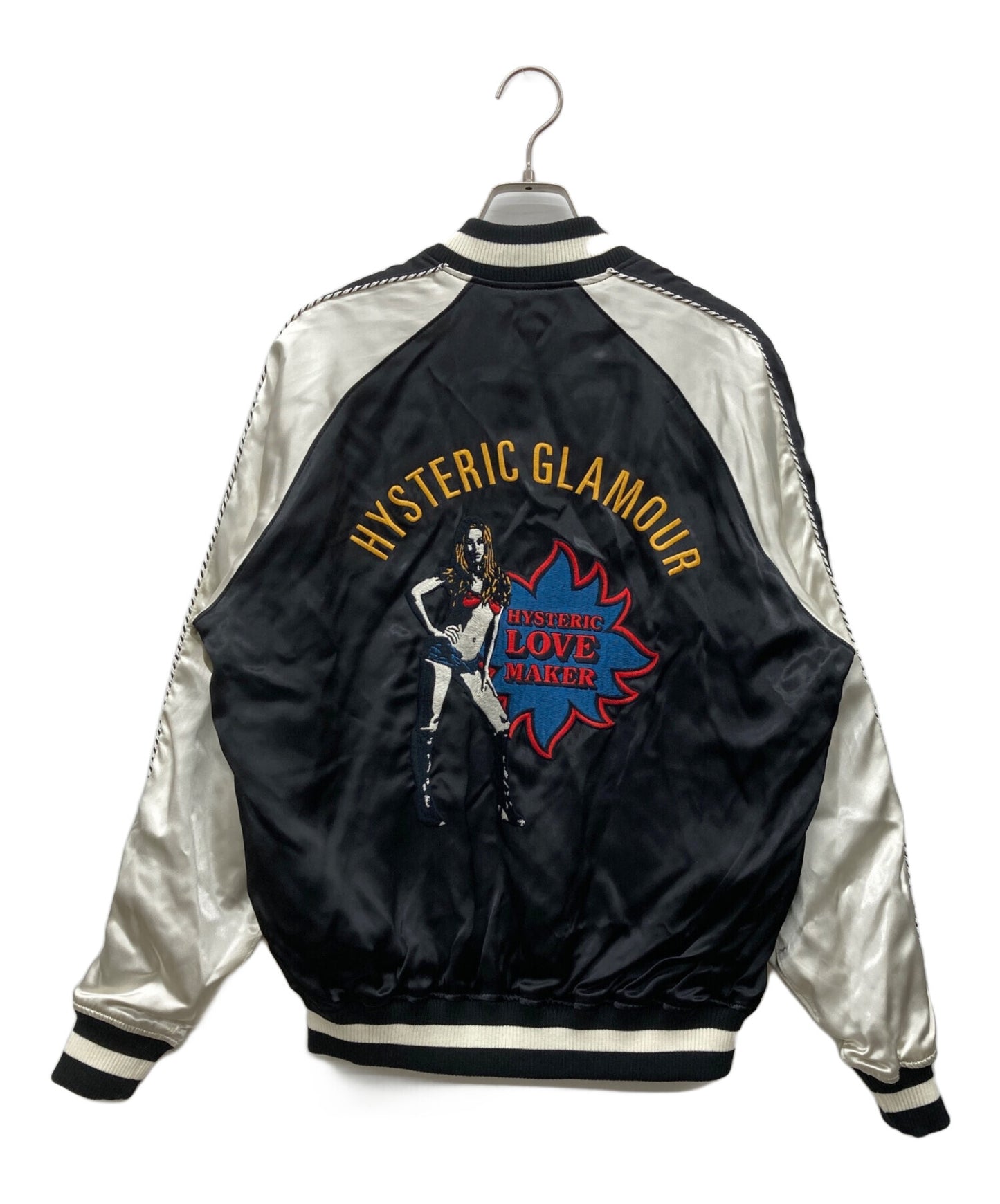 [Pre-owned] Hysteric Glamour LOVE MAKER Embroidered Souvenir Jacket Blouson 02233AB09