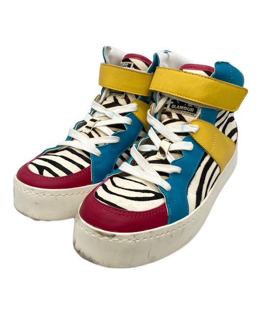 [Pre-owned] Hysteric Glamour Zebra High Cut Sneakers