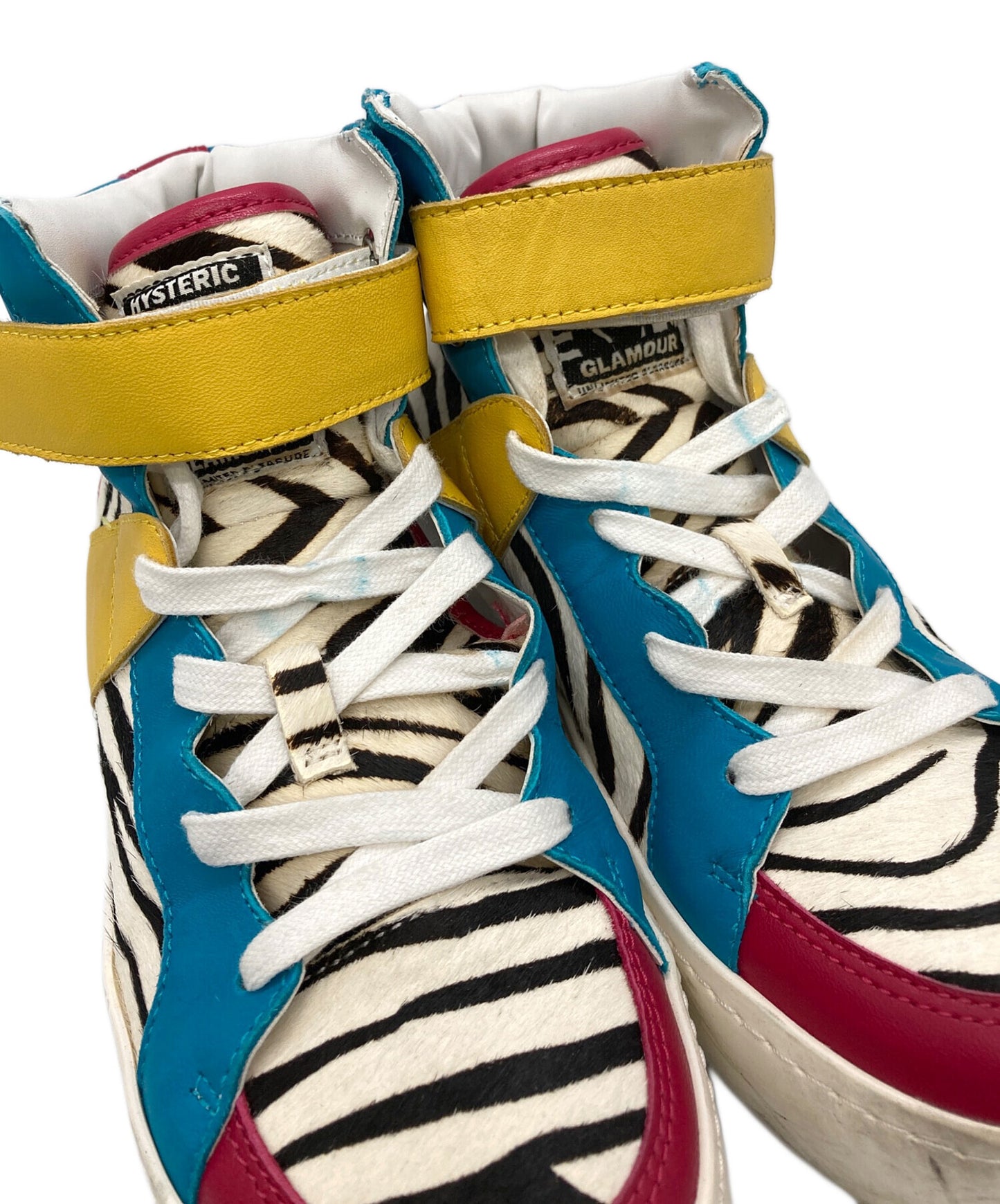 [Pre-owned] Hysteric Glamour Zebra High Cut Sneakers