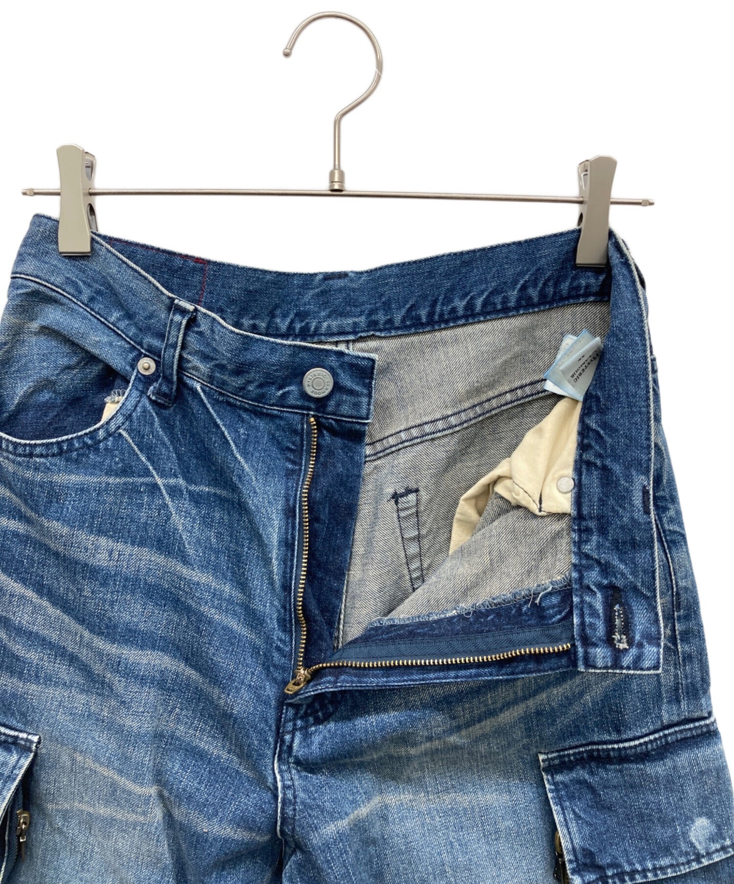[Pre-owned] Hysteric Glamour Denim Cargo Pants 01223AP06