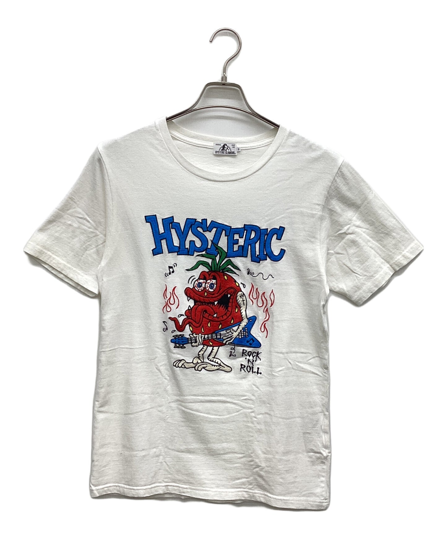 [Pre-owned] Hysteric Glamour STBFV Embroidered T-Shirt 02191CT39