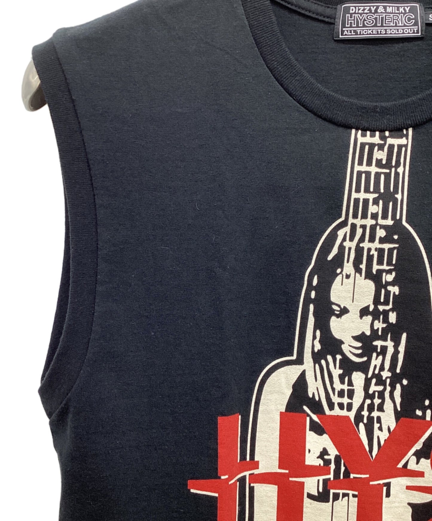 [Pre-owned] Hysteric Glamour FLYING V Sleeveless T-Shirt 02251CR01