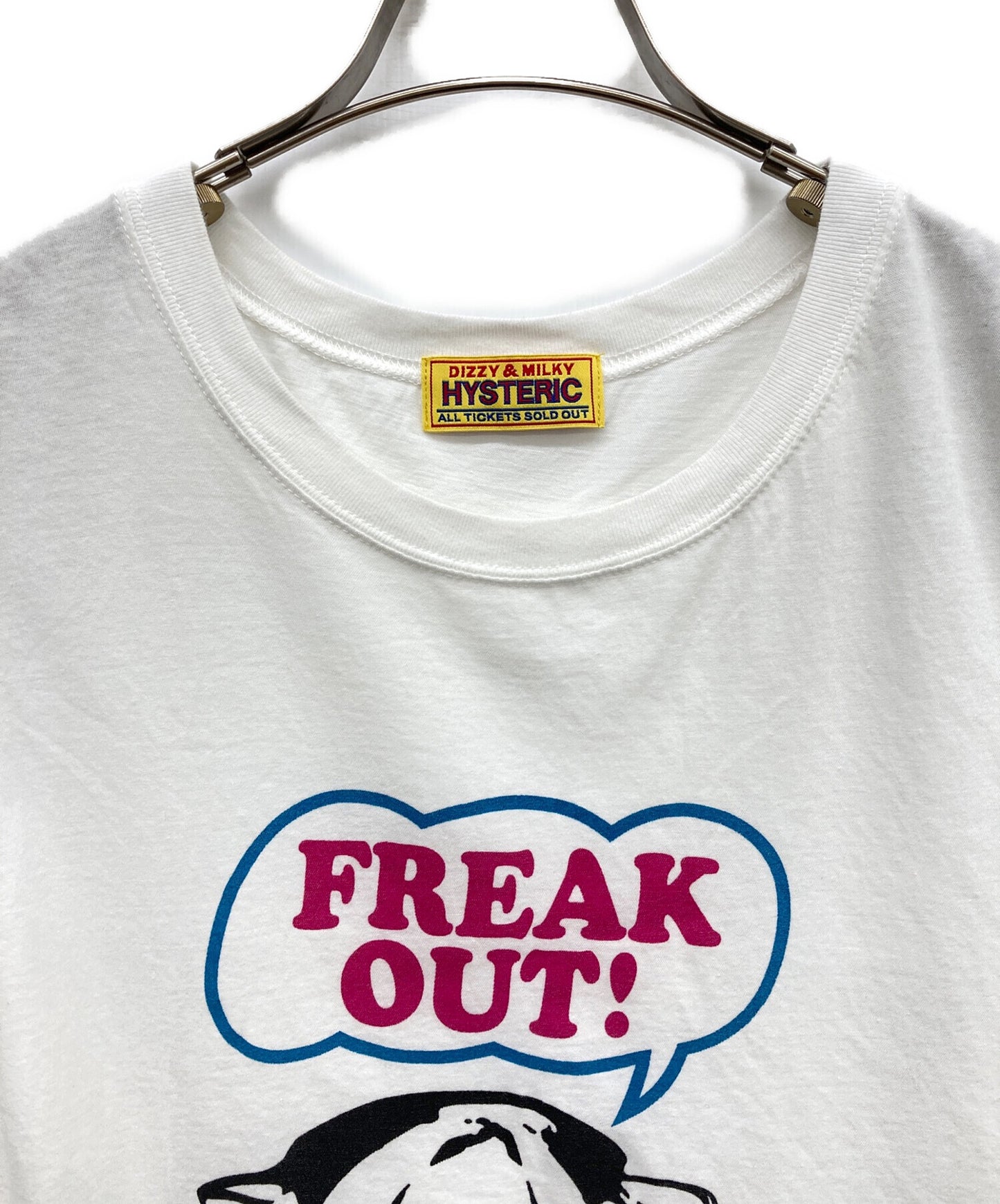 [Pre-owned] Hysteric Glamour FREAK OUT! Sleeveless T-Shirt 01241CR09