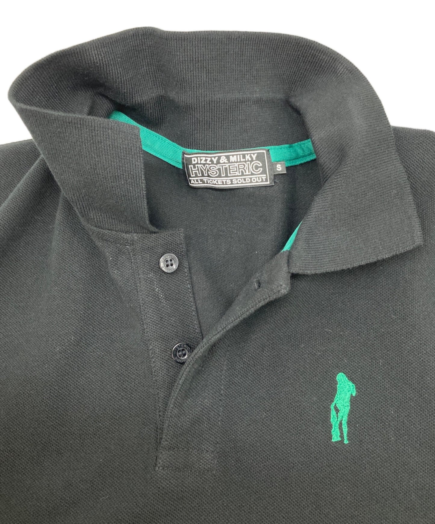 [Pre-owned] Hysteric Glamour HYS TIMS Embroidered Polo Shirt 02231CH01