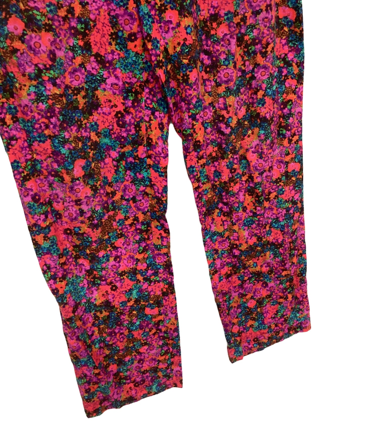 [Pre-owned] DRIES VAN NOTEN flower-patterned pants 2116528