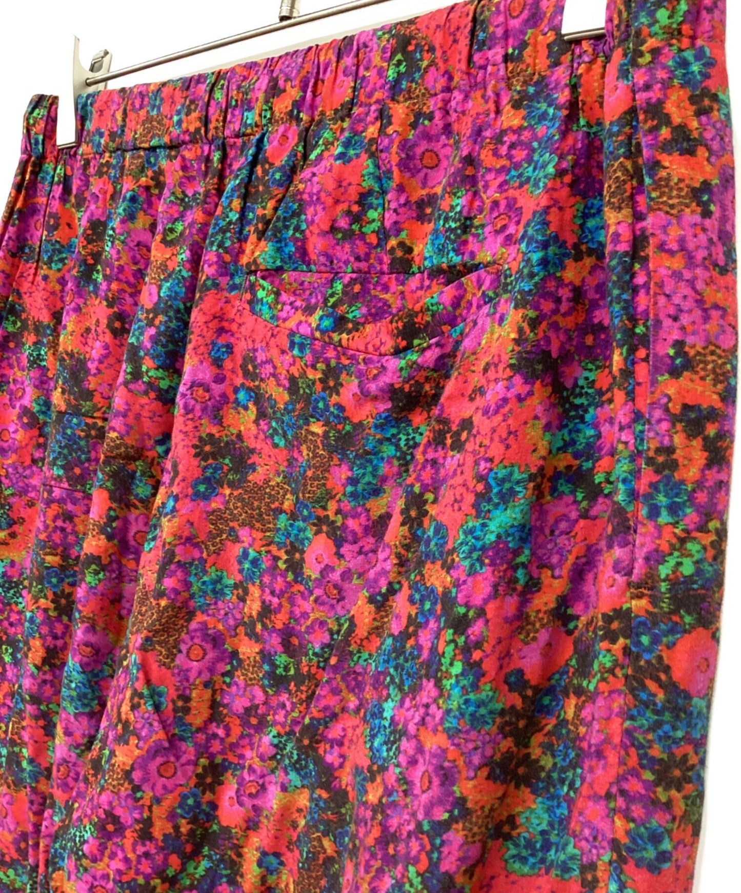 [Pre-owned] DRIES VAN NOTEN flower-patterned pants 2116528