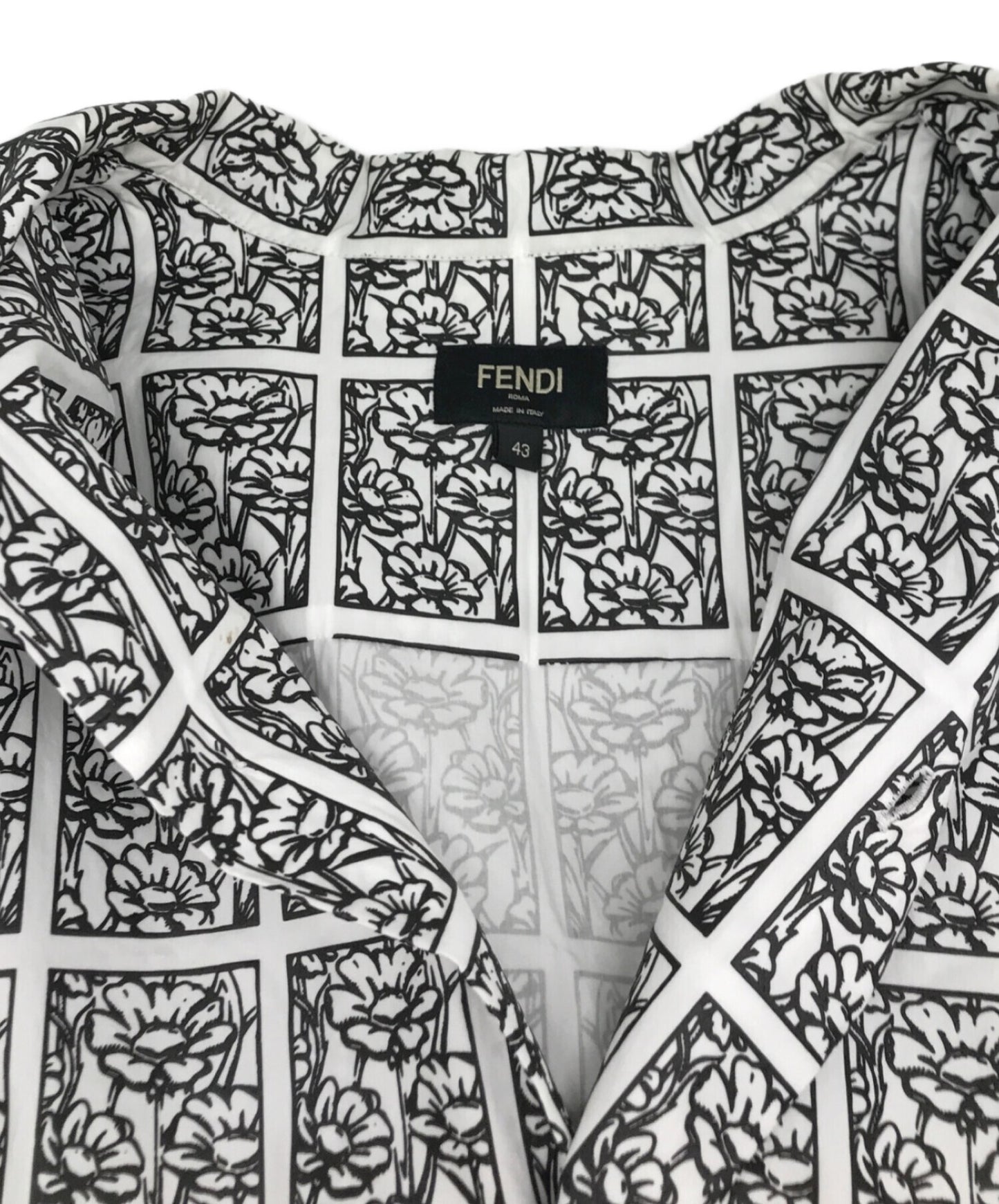 [Pre-owned] FENDI open-collared shirt FS0659 ACKQ