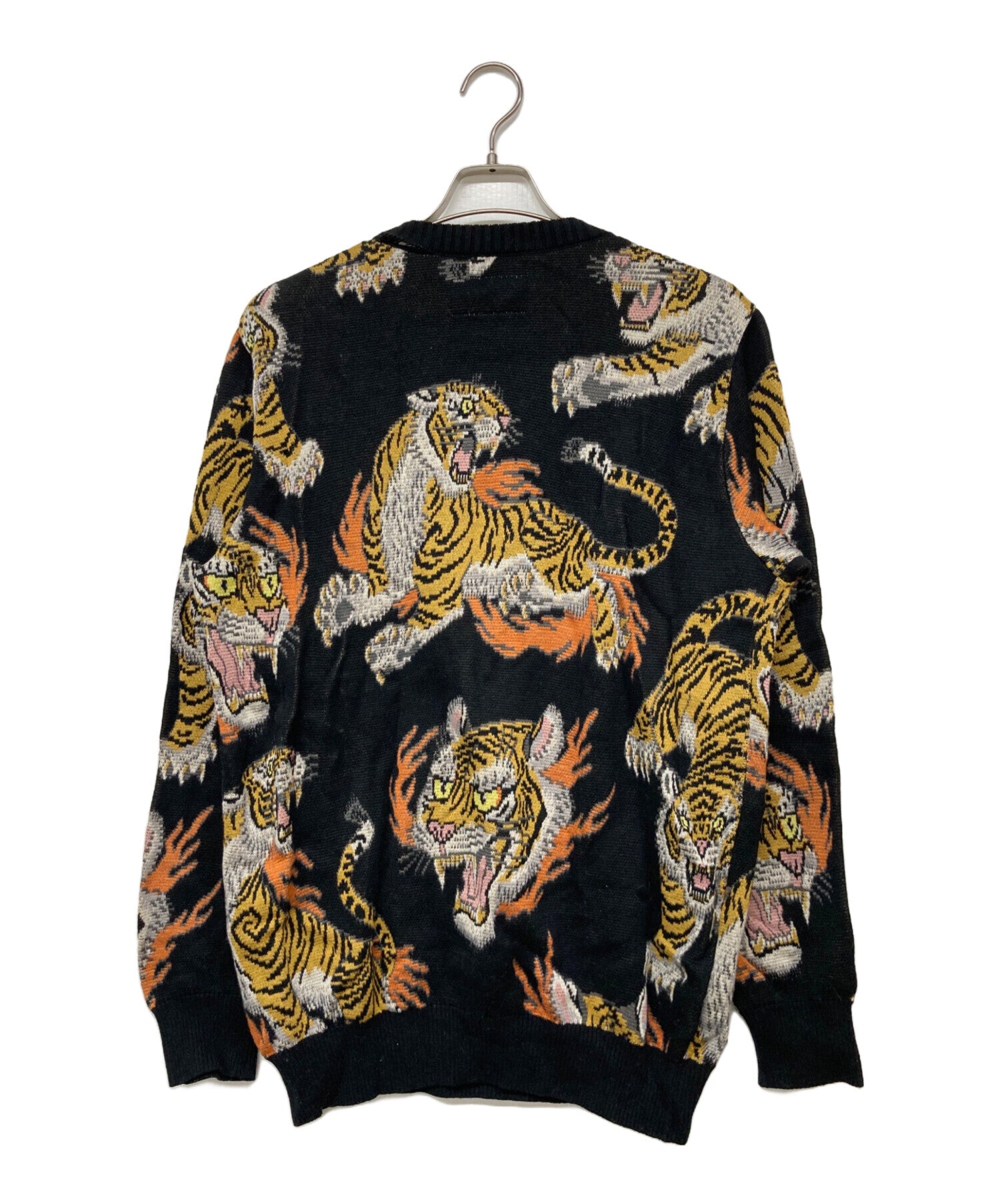 WACKO MARIA jacquard sweater Black L Wacko Maria GUILTY PARTIES TIM LEHI JACQUARD SWEATER - BEIGE