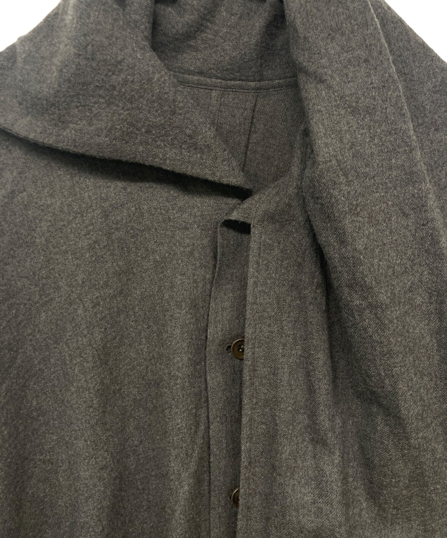 [Pre-owned] yohji yamamoto+noir Stole collar cloak NQ-C11-111