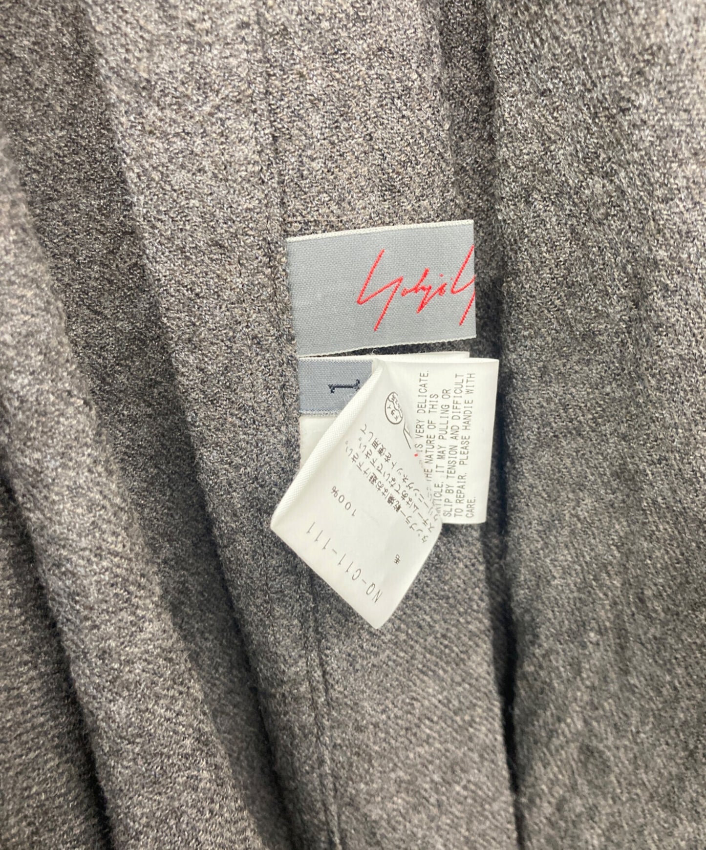 [Pre-owned] yohji yamamoto+noir Stole collar cloak NQ-C11-111