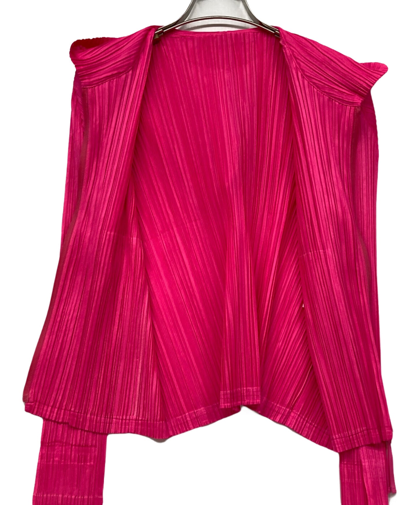 [Pre-owned] PLEATS PLEASE Pleated zip-up hoodie/MONTHLY COLOR APRIL PP21-JC133