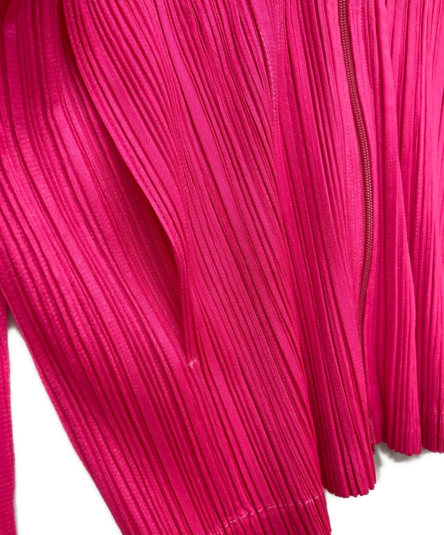 [Pre-owned] PLEATS PLEASE Pleated zip-up hoodie/MONTHLY COLOR APRIL PP21-JC133