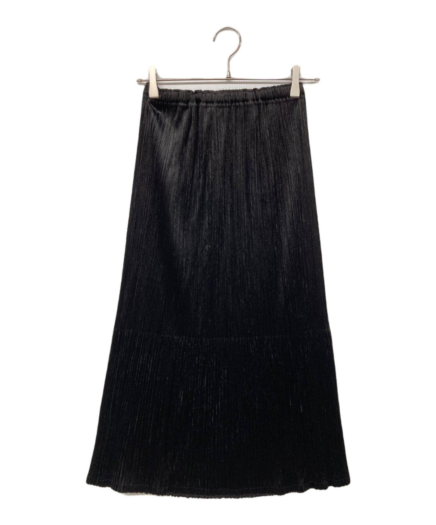 [Pre-owned] PLEATS PLEASE Velour Pleated Skirt PP53-JG805
