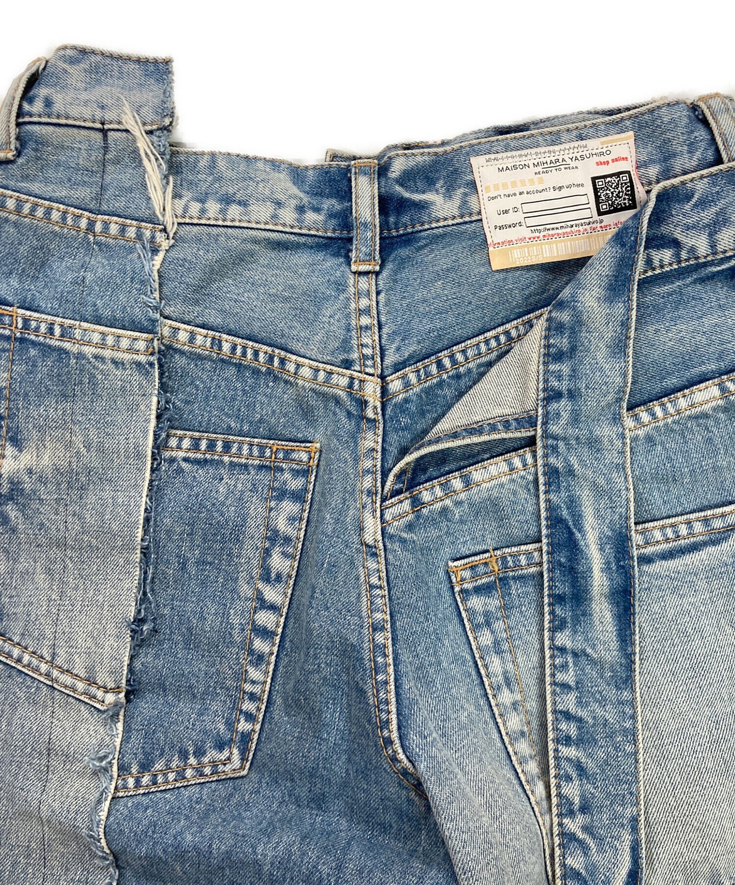 [Pre-owned] Maison MIHARA YASUHIRO SLIDE PIECE DENIM PANTS B08PT172