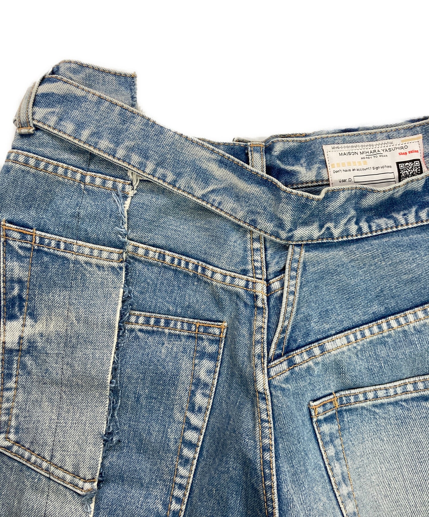 [Pre-owned] Maison MIHARA YASUHIRO SLIDE PIECE DENIM PANTS B08PT172