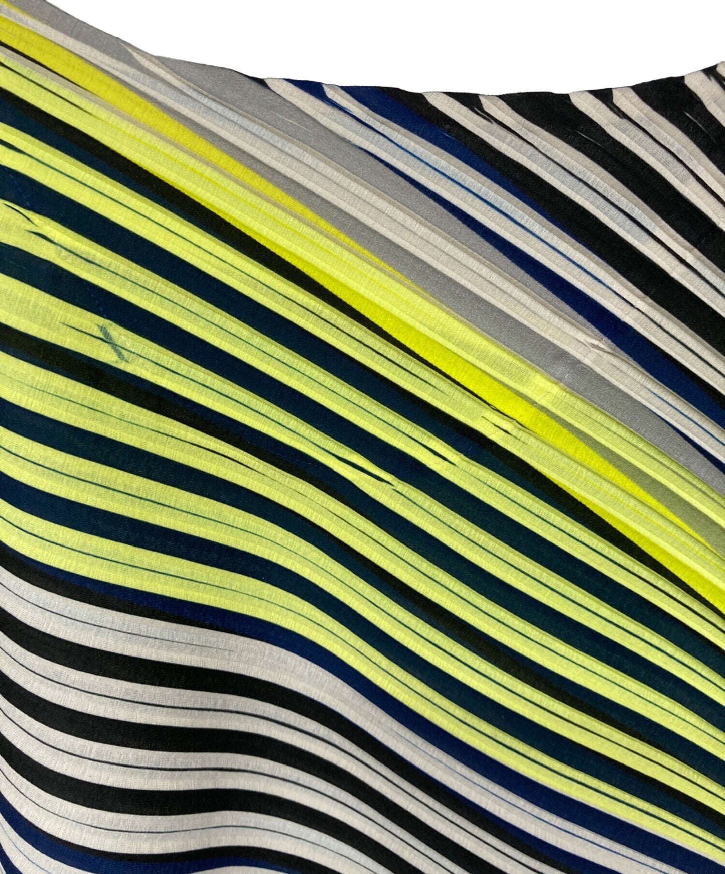 [Pre-owned] ISSEY MIYAKE Shaped Striped Dress IM73JK146