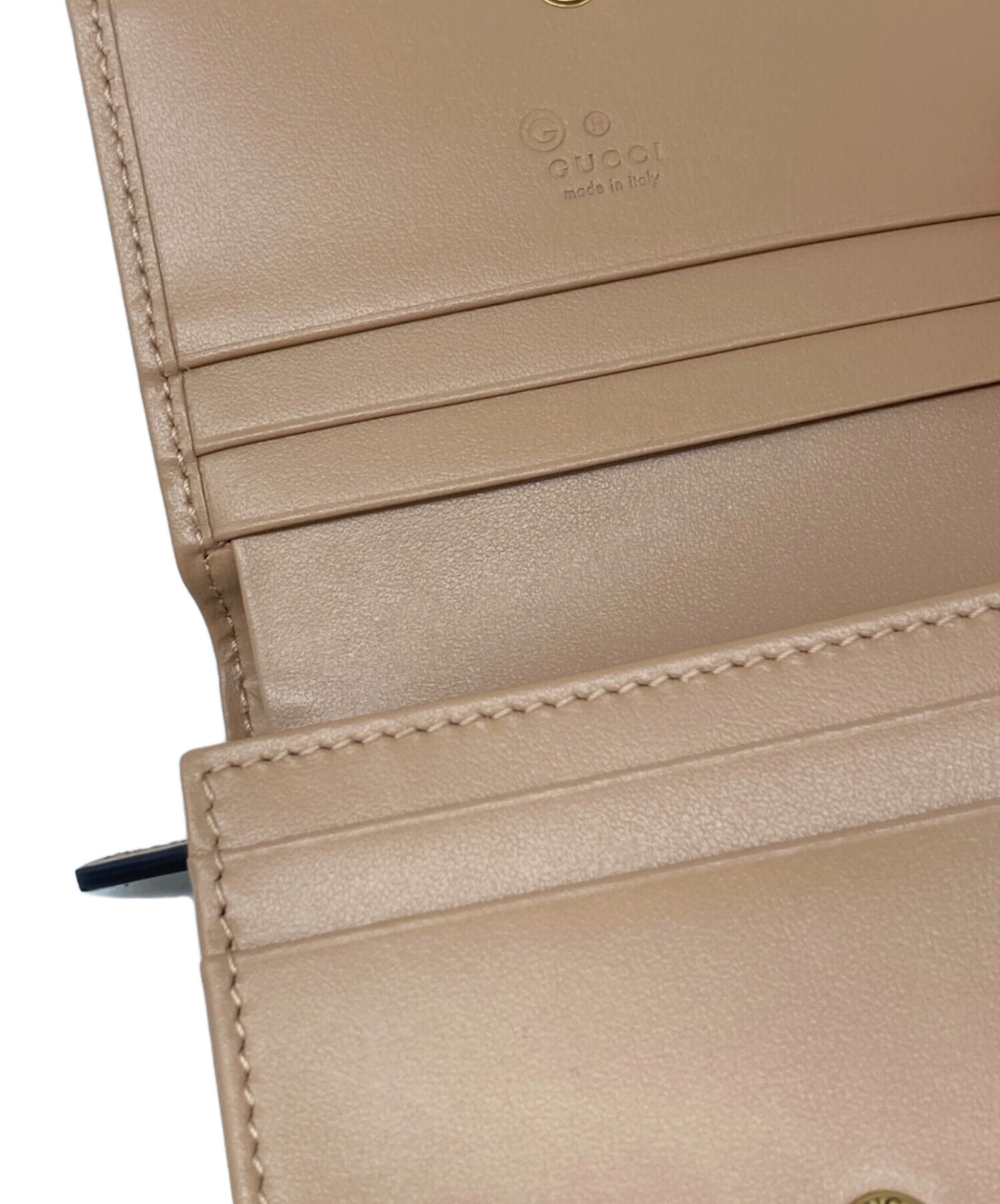 [Pre-owned] GUCCI Double G mini wallet (with coin and bill compartment) 826154