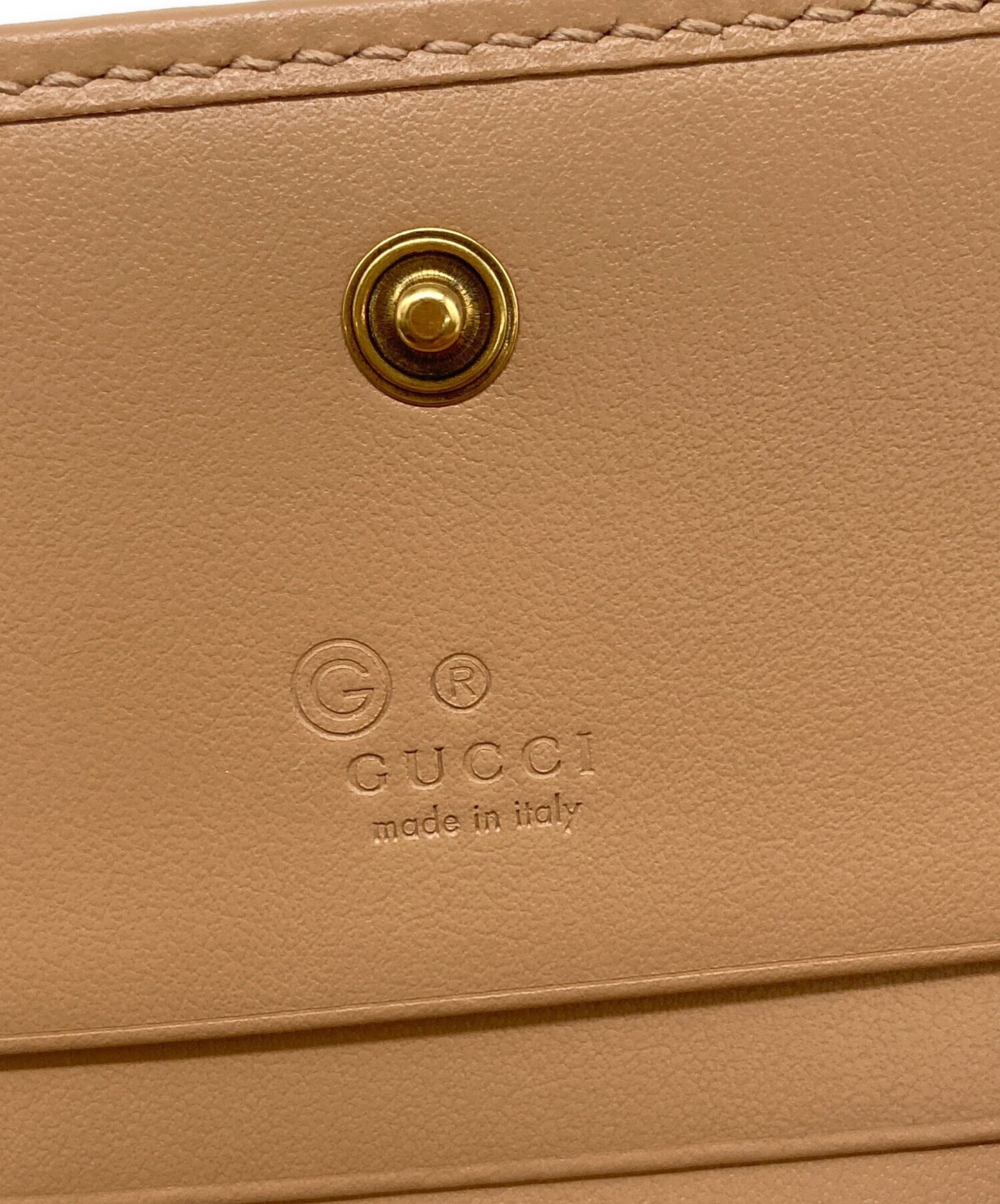 [Pre-owned] GUCCI Double G mini wallet (with coin and bill compartment) 826154