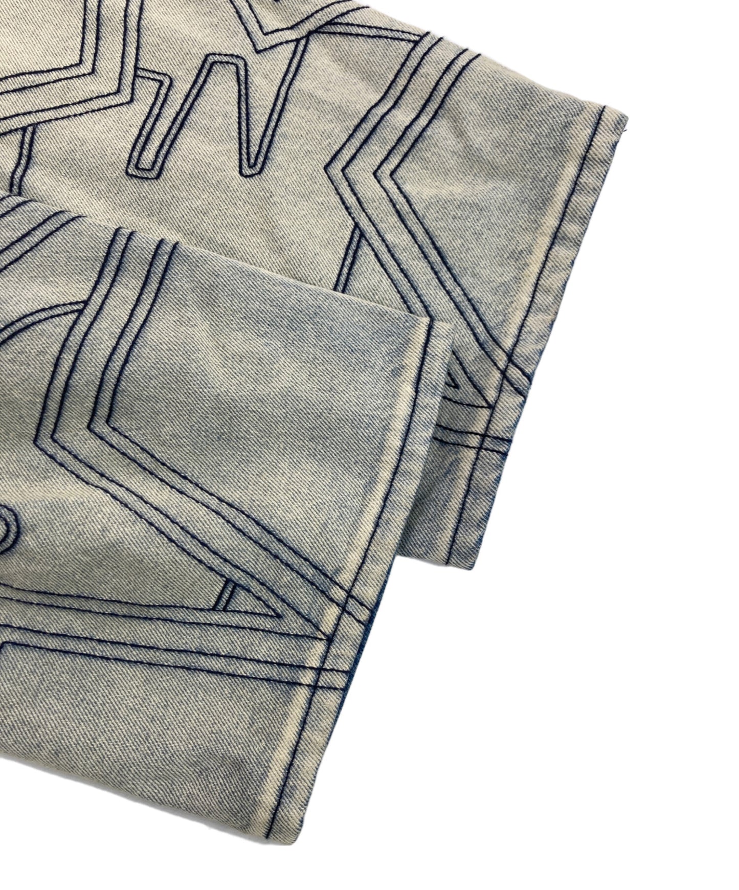 [Pre-owned] SUPREME stars topstitch baggy jean/denim pants