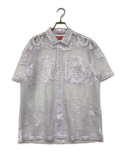 [Pre-owned] SUPREME Last Supper Lace S/S Shirt