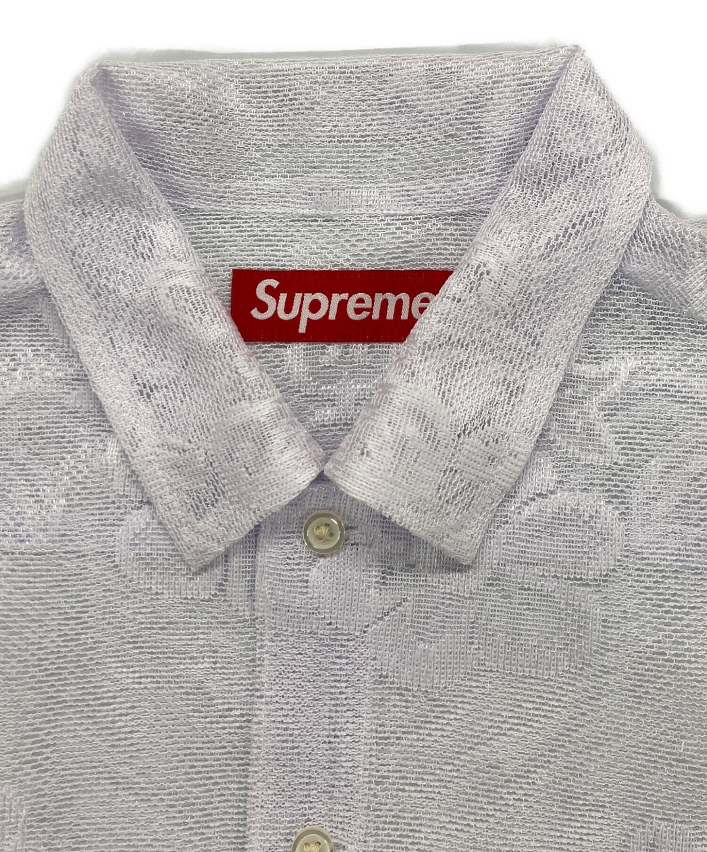 [Pre-owned] SUPREME Last Supper Lace S/S Shirt