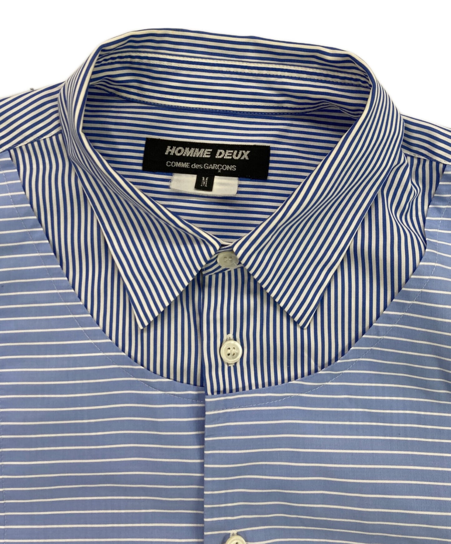 [Pre-owned] COMME des GARCONS HOMME DEUX Switched Stripe Shirt DE-B032