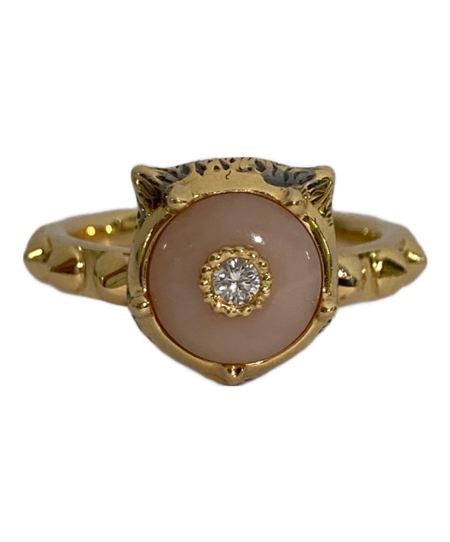 [Pre-owned] GUCCI Pink Opal Diamond Ring