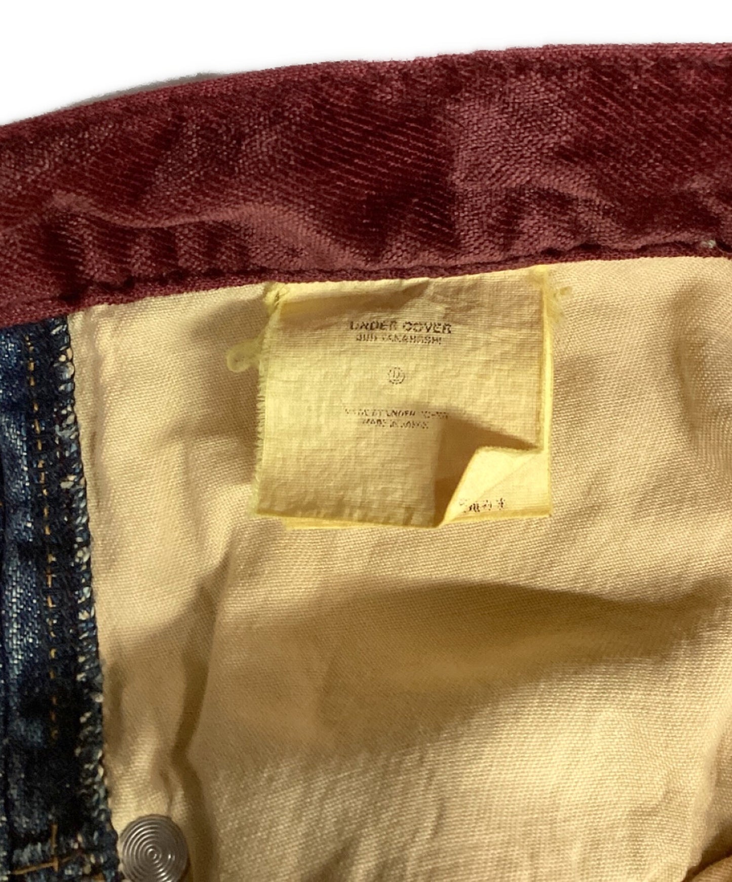 [Pre-owned] UNDERCOVERISM Velour Damaged Denim