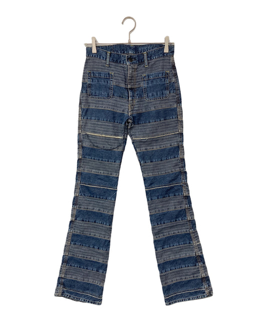 [Pre-owned] Hysteric Glamour Sea Snake Scratch Tsugihagi Flared Denim Pants