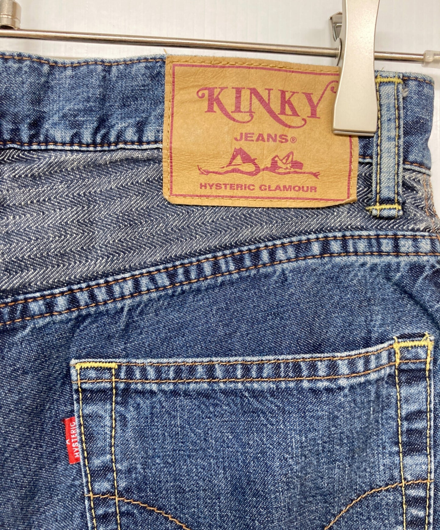 [Pre-owned] Hysteric Glamour Sea Snake Scratch Tsugihagi Flared Denim Pants