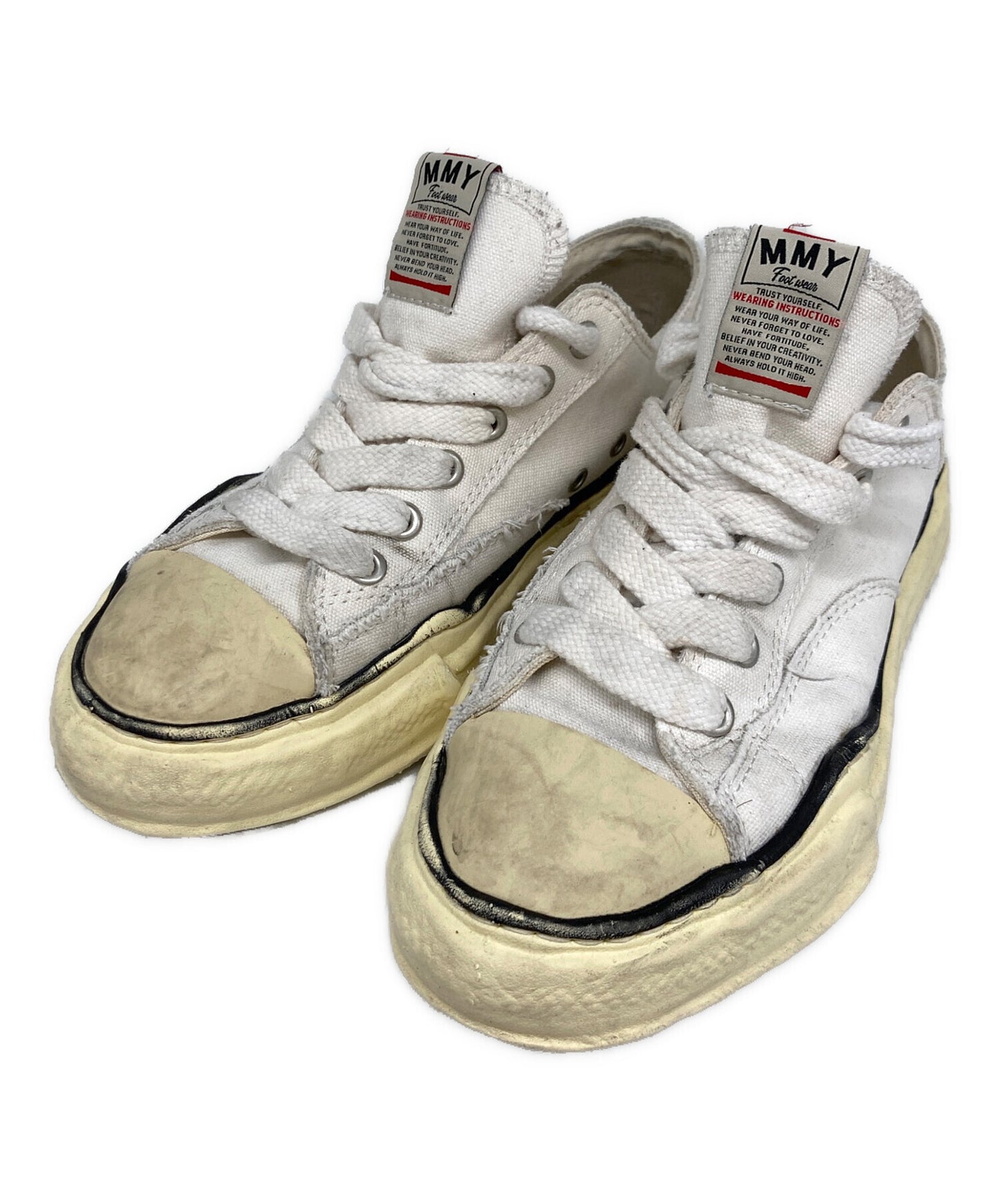 [Pre-owned] Maison MIHARA YASUHIRO "PETERSON" VL OG Sole Canvas Low-top Sneaker A09FW733