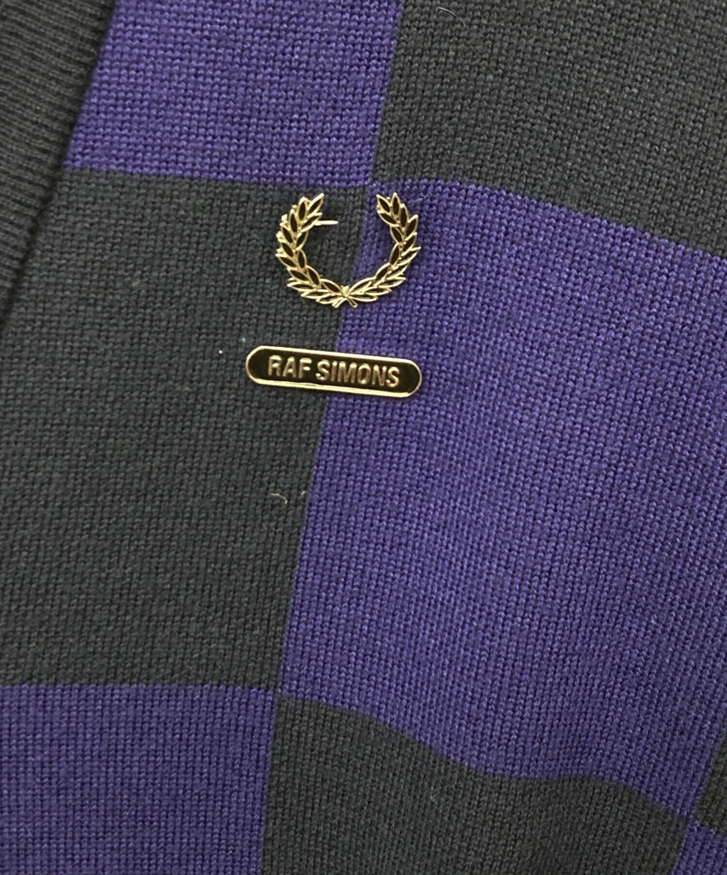[Pre-owned] RAF SIMONS RS CHECKERBOARD CARDIGAN SK6517