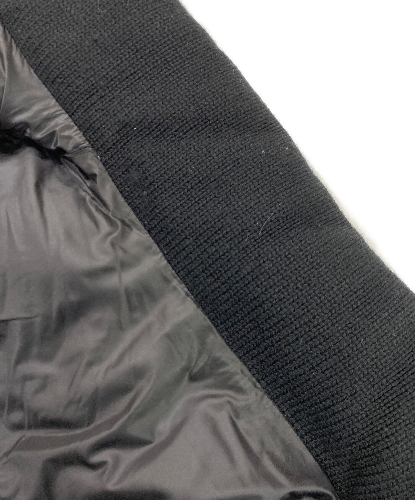 [Pre-owned] UNDERCOVER Knit Leather Switched Down Jacket D4205
