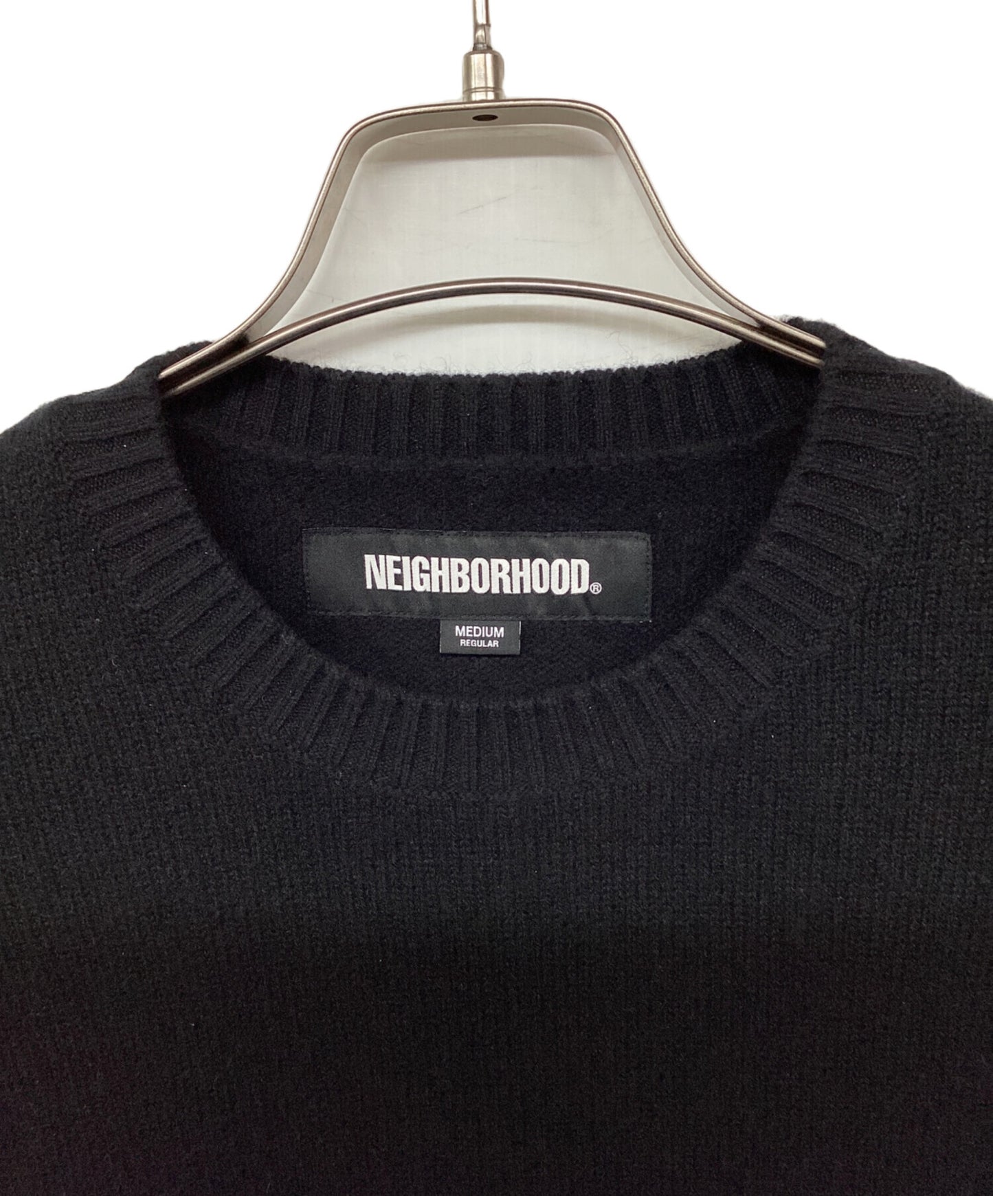 [Pre-owned] NEIGHBORHOOD CASHMERE CREWNECK SWEATER 242ngnh-knm01