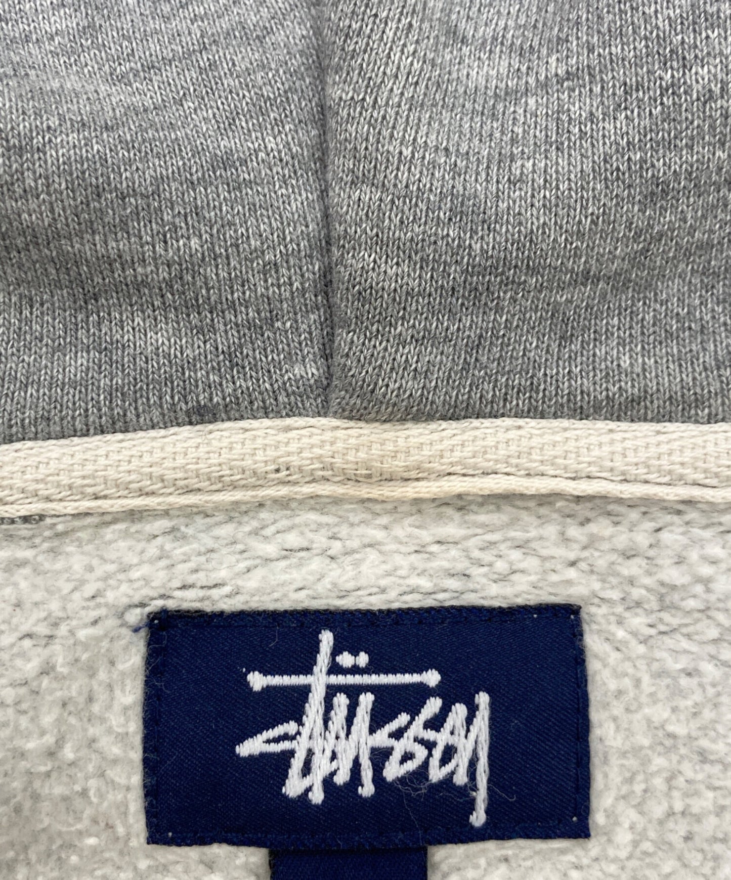 [Pre-owned] stussy stussy 90`s navy blue tag hooded sweatshirt stadium jacket