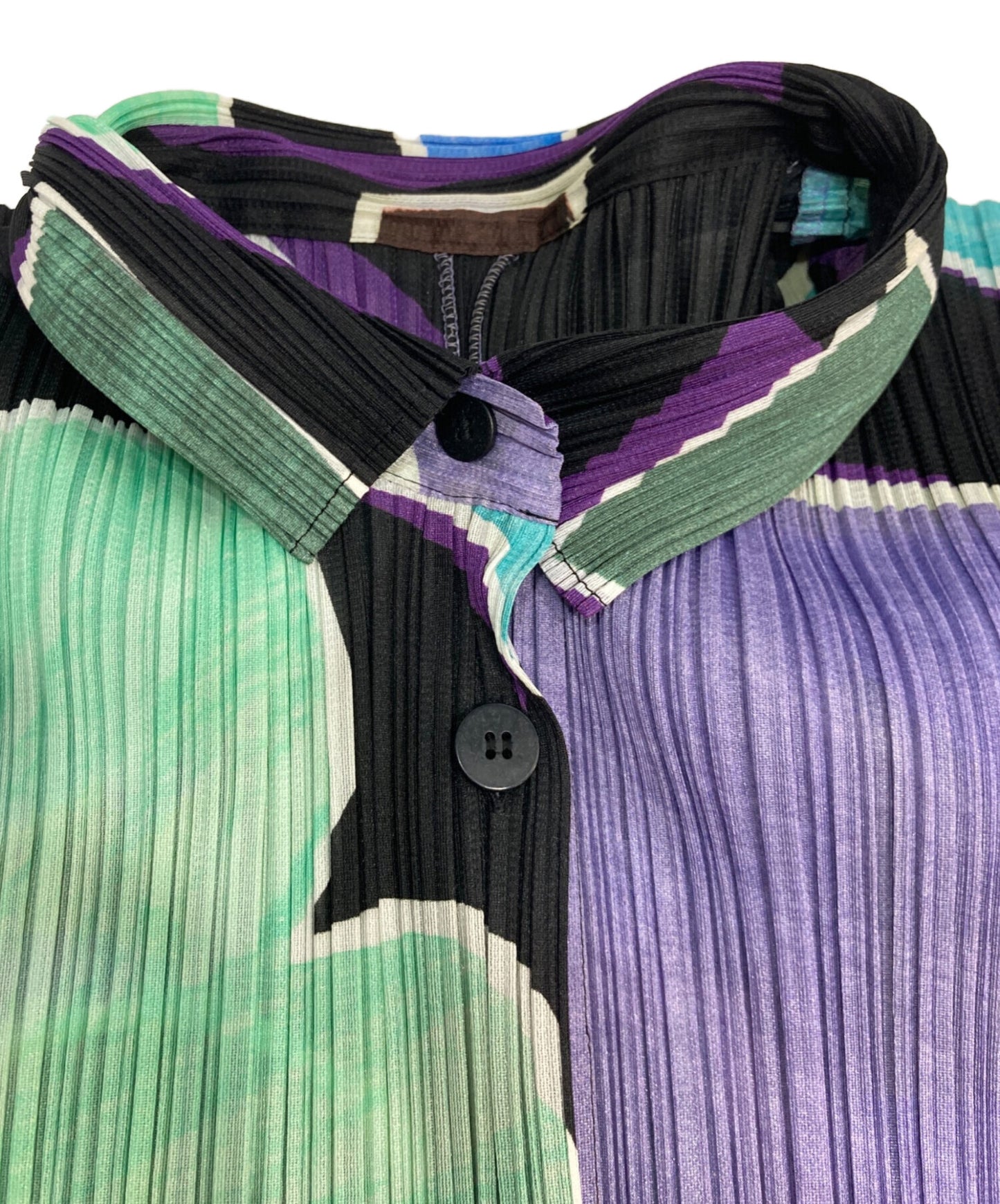 [Pre-owned] PLEATS PLEASE Sleeveless Pleated Blouse PP71-JJ762