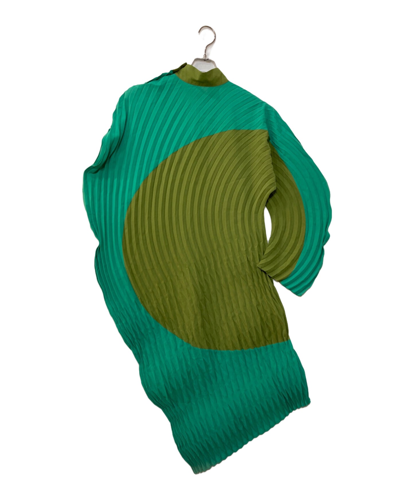[Pre-owned] ISSEY MIYAKE FRONDS Asymmetrical Pleated Dress IM23FH103