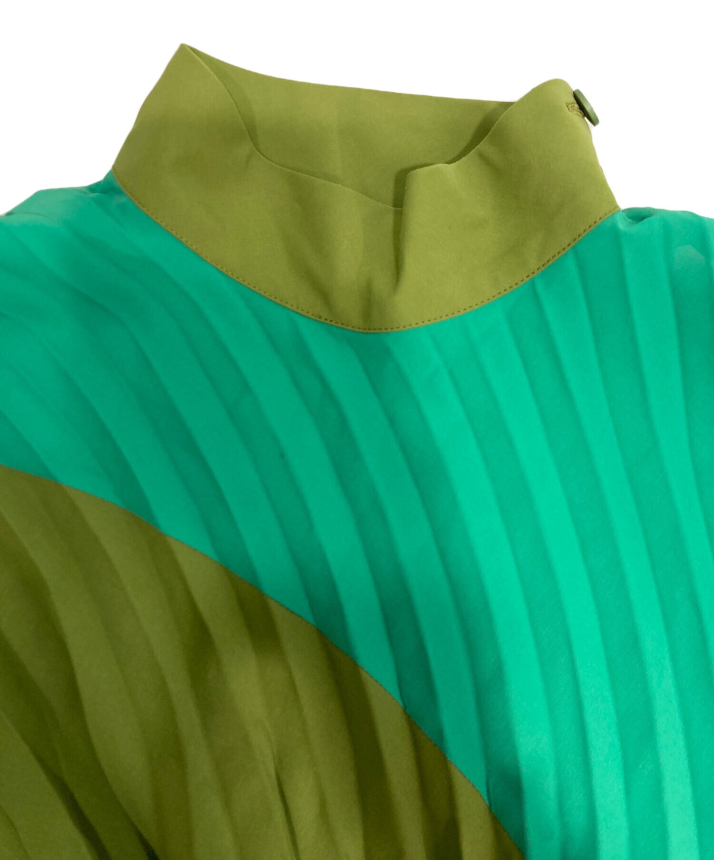 [Pre-owned] ISSEY MIYAKE FRONDS Asymmetrical Pleated Dress IM23FH103