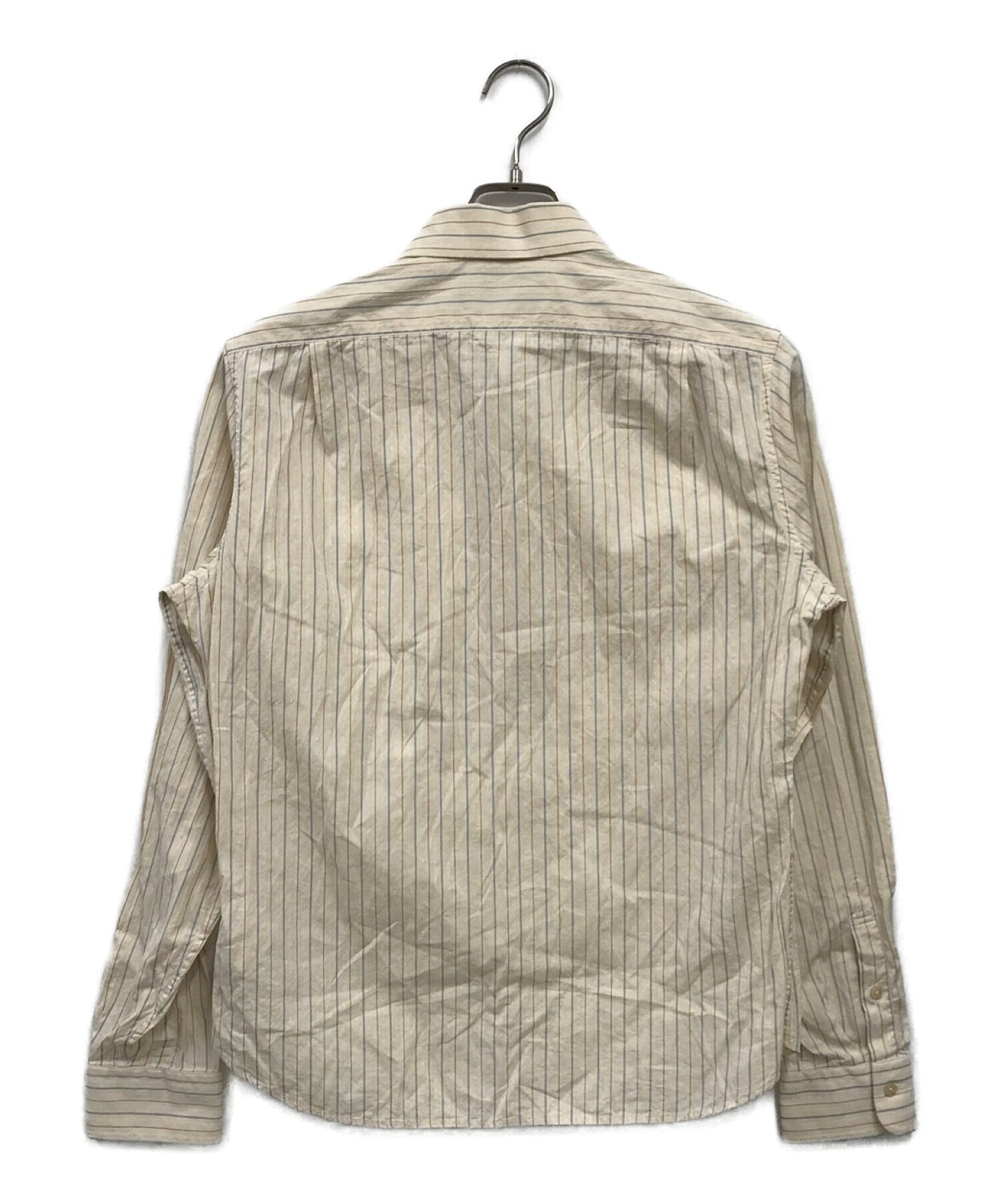 [Pre-owned] GUCCI Washed stripe shirt 618921