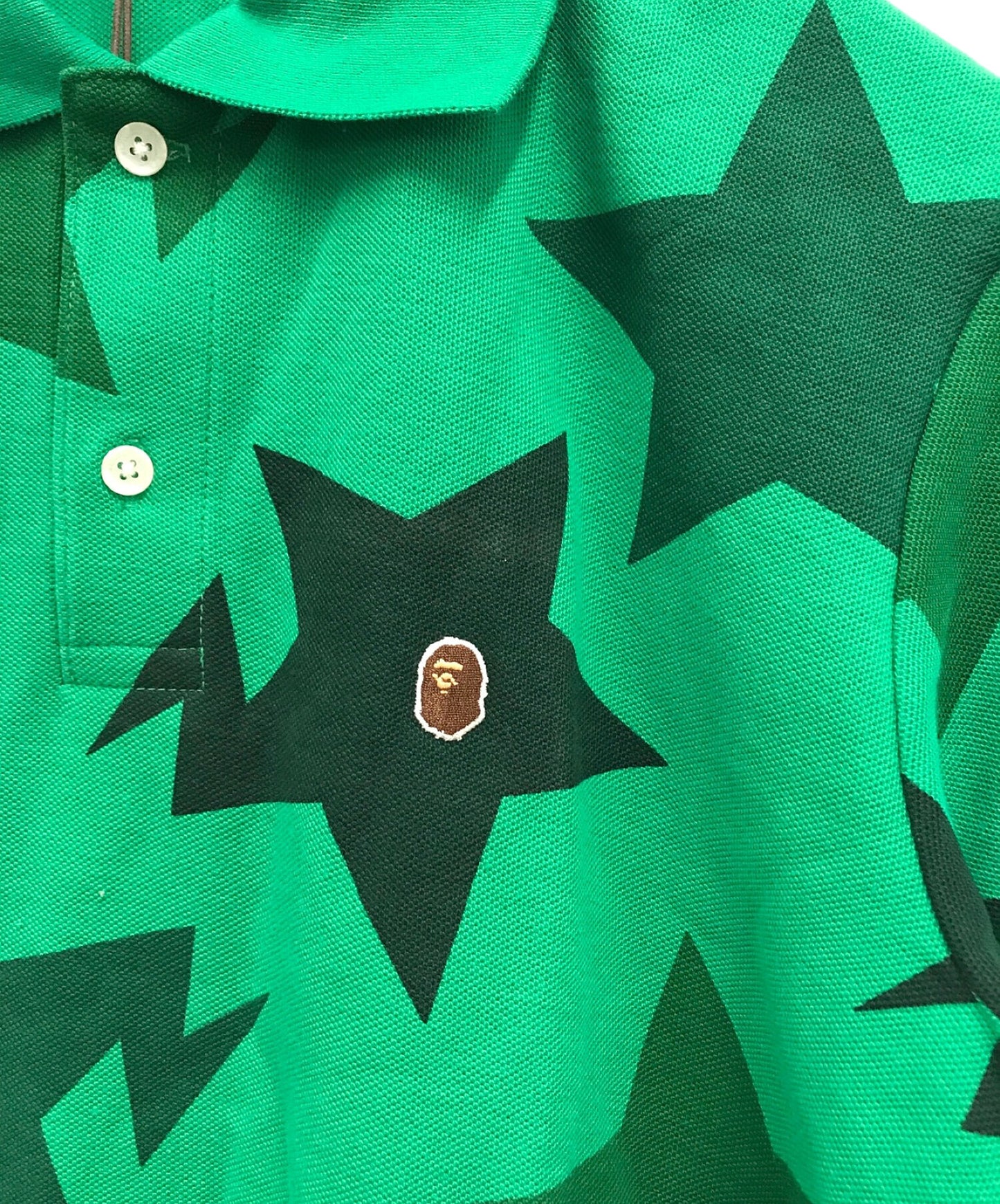 [Pre-owned] A BATHING APE Ape Star Polo Shirt