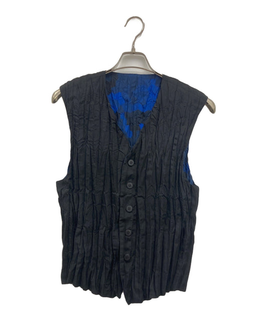 [Pre-owned] ISSEY MIYAKE MEN Pleated reversible vest ME41FE060