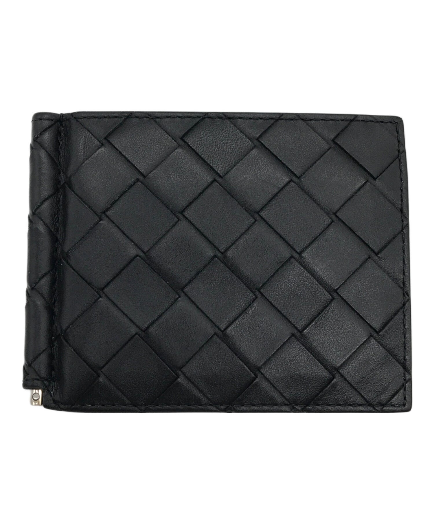 Pre-owned] BOTTEGA VENETA Intrecciato Bifold Wallet with Money