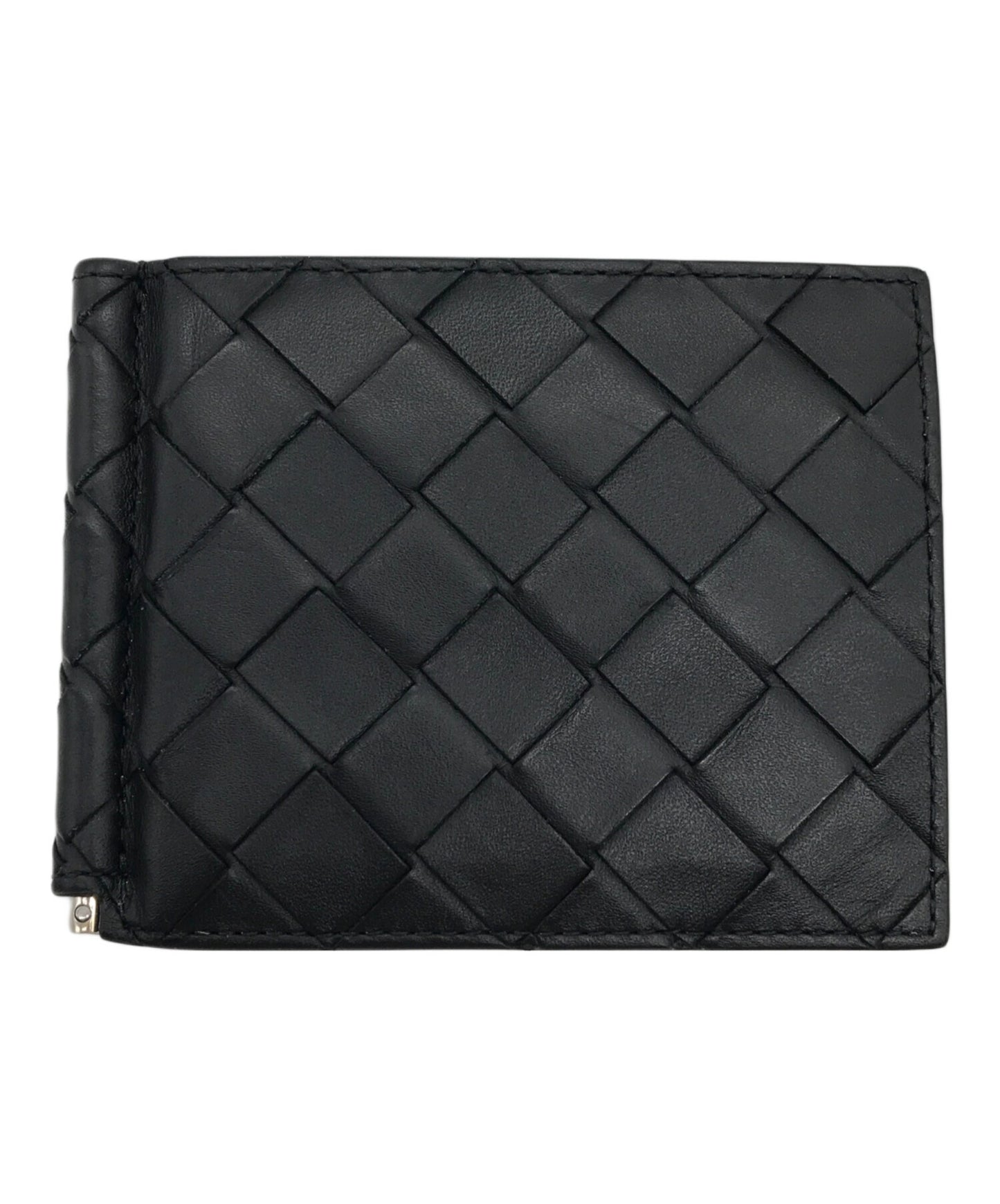 [Pre-owned] BOTTEGA VENETA Intrecciato Bifold Wallet with Money Clip / Bifold Wallet / Intrecciato / Wallet / Compact Wallet / Purse