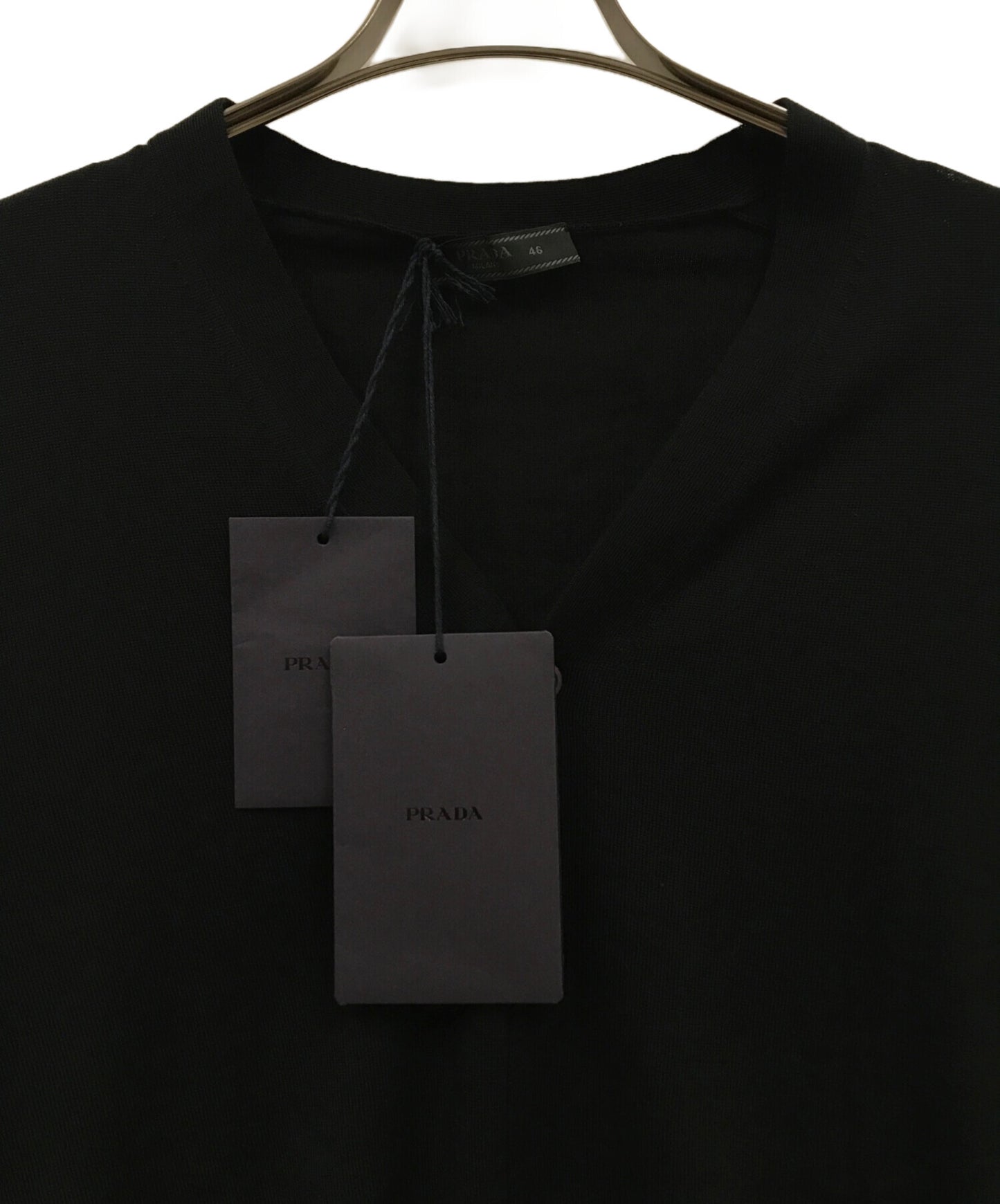 [Pre-owned] PRADA Wool V-neck cardigan / cardigan / virgin wool knit / knit / DNA959 DNA959