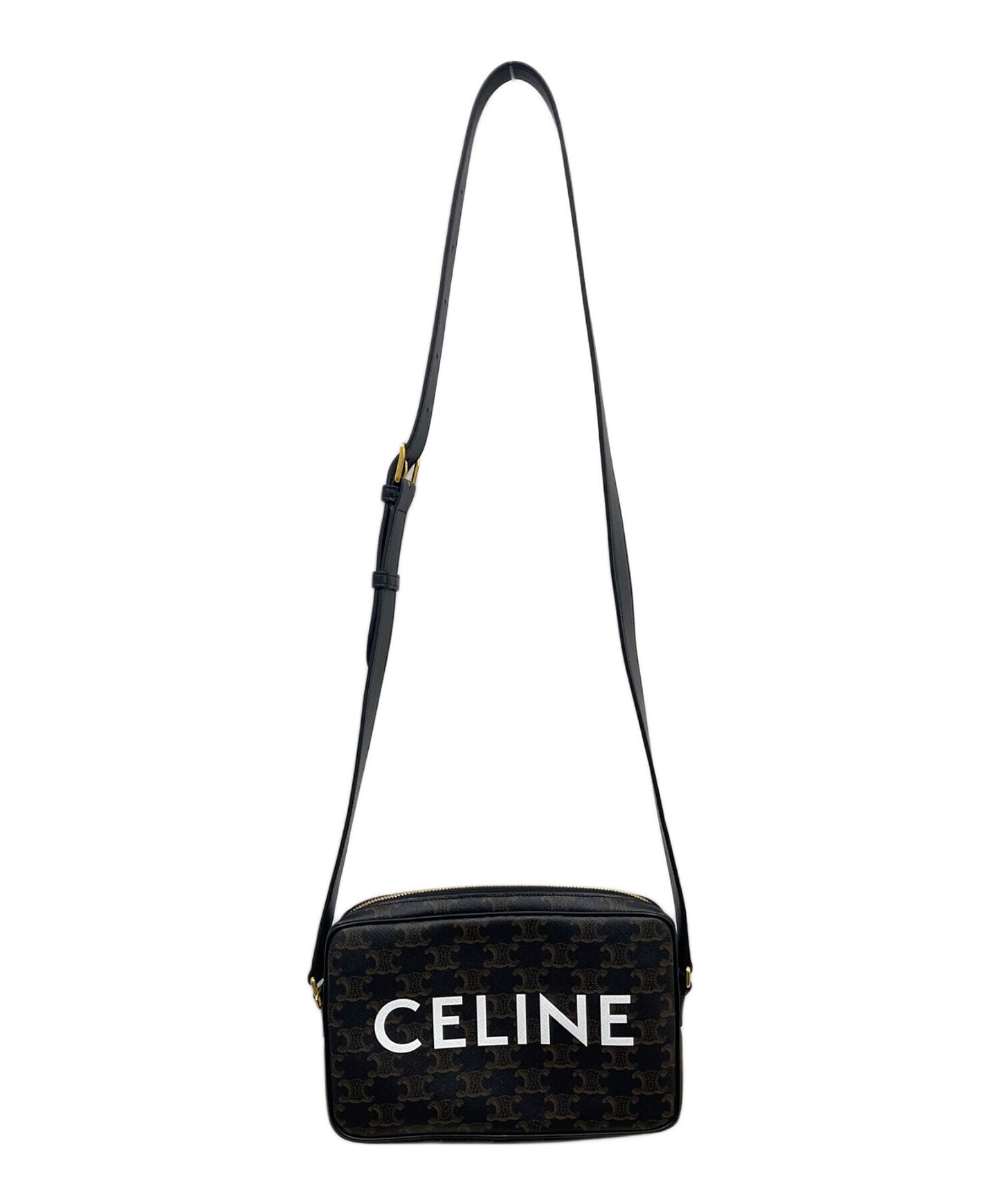 [Pre-owned] CELINE Trionf Shoulder Bag / Trion Canvas Shoulder Bag / Shoulder Bag