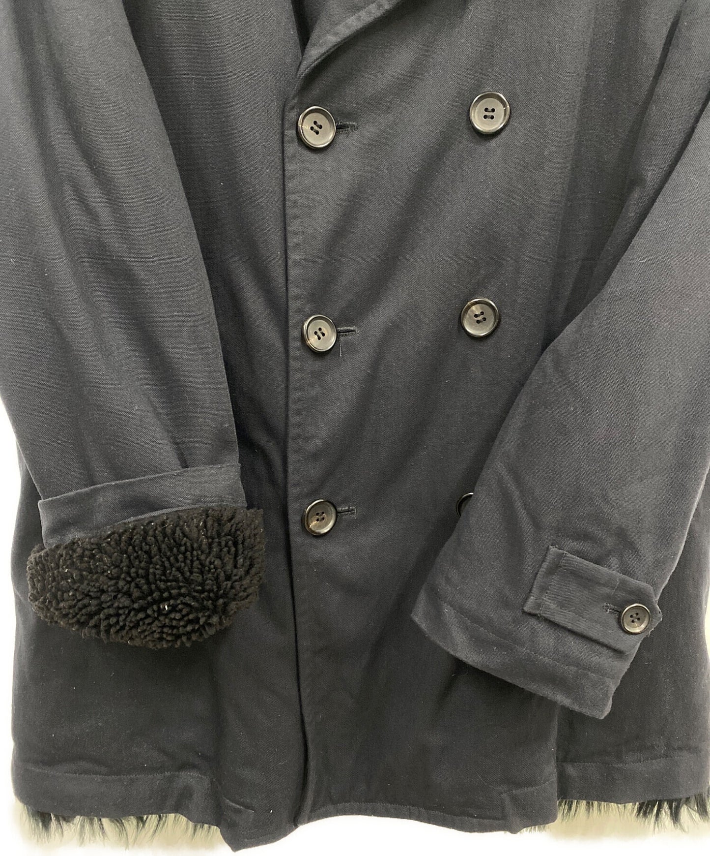 [Pre-owned] COMME des GARCONS HOMME 02AW/Inner boa jacket HH-J082 AD2002 Four black period HH-J082