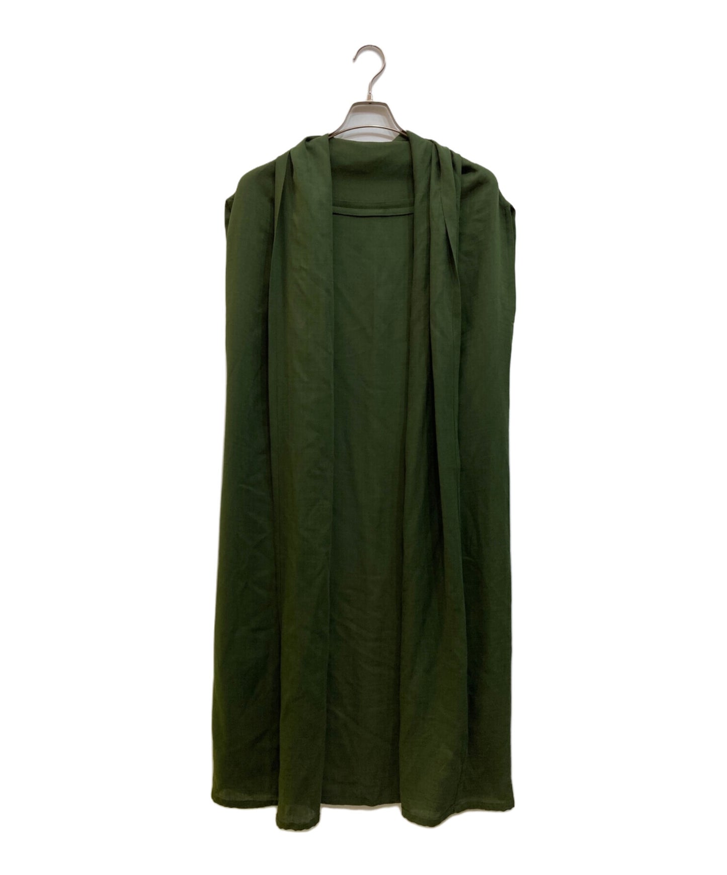 [Pre-owned] YOHJI YAMAMOTO Wool gaber long gilet FB-D36-100